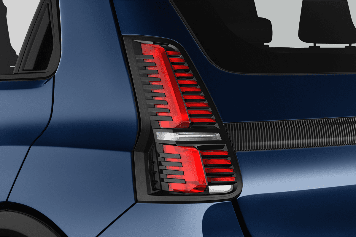 Heckleuchten eines Renault R5 E-Tech