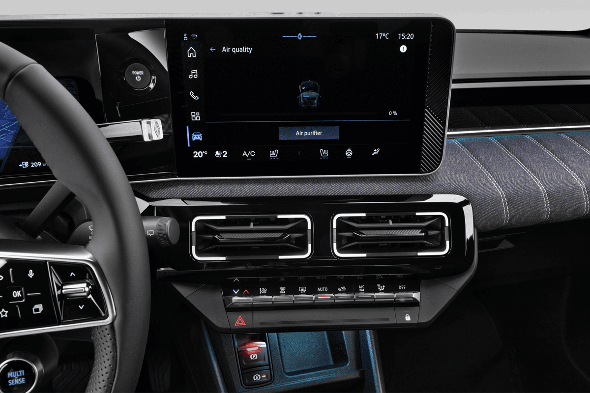 Klimasteuerung eines Renault R5 E-Tech