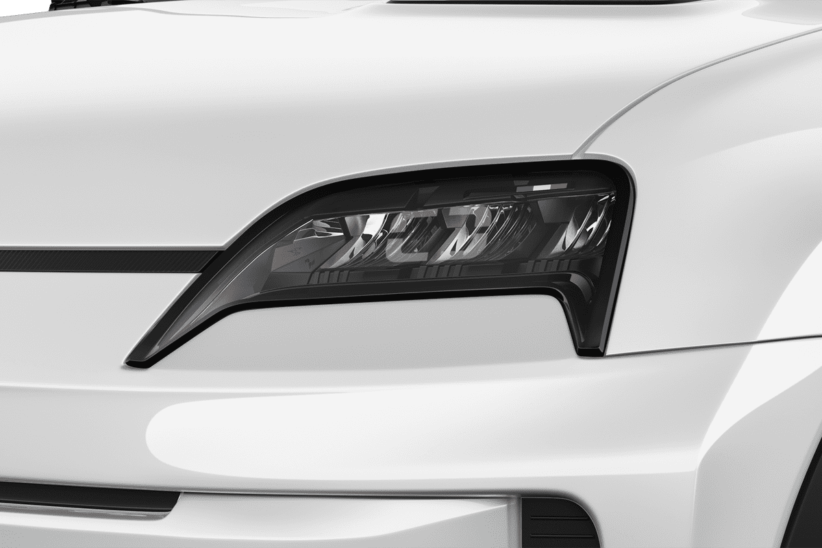 Frontscheinwerfer eines Renault R5 E-Tech