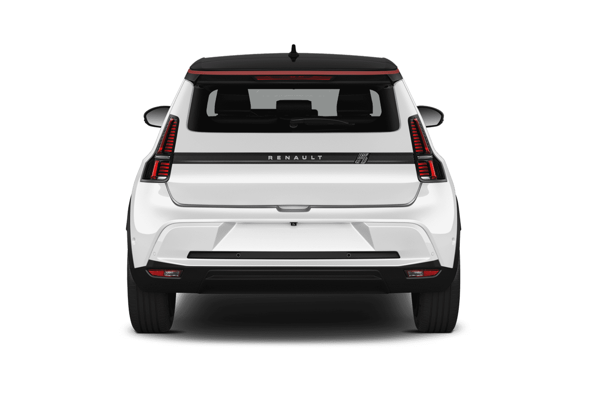 Heckansicht eines Renault R5 E-Tech