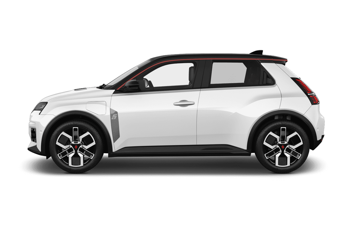 Seitenansicht eines Renault R5 E-Tech