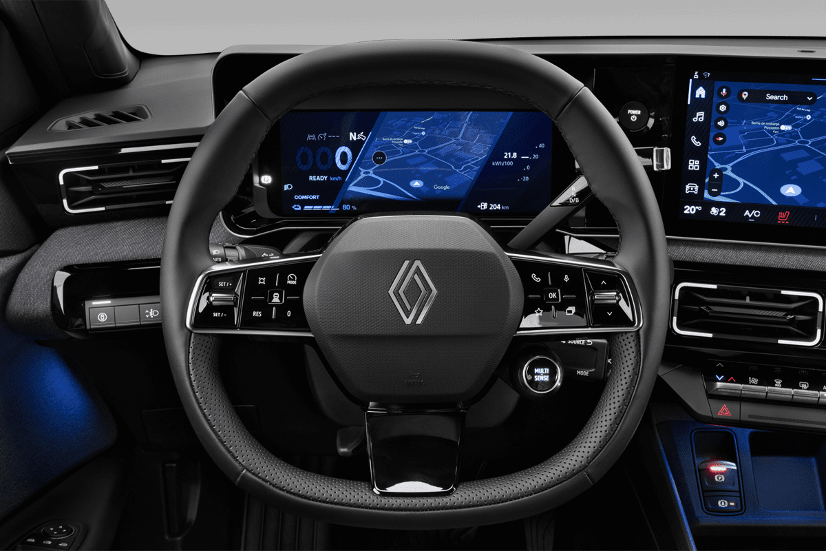 Lenkrad eines Renault R5 E-Tech