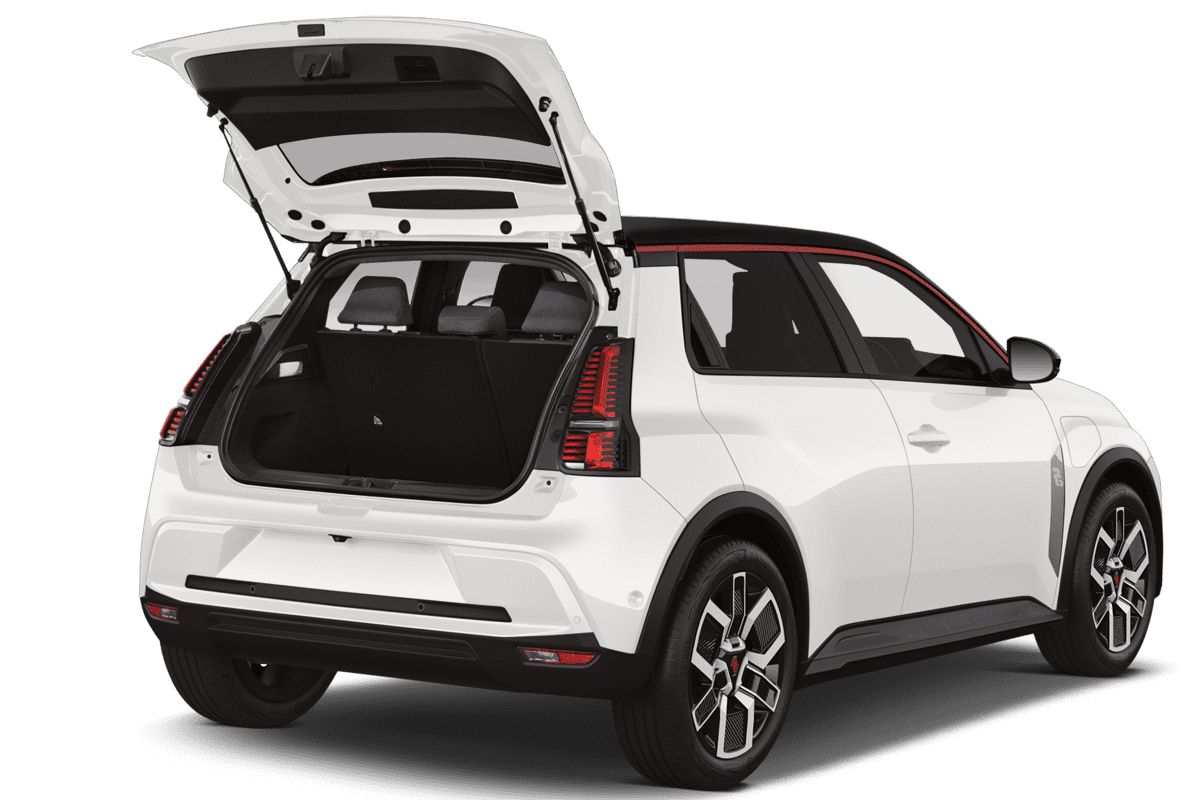 Kofferraum eines Renault R5 E-Tech