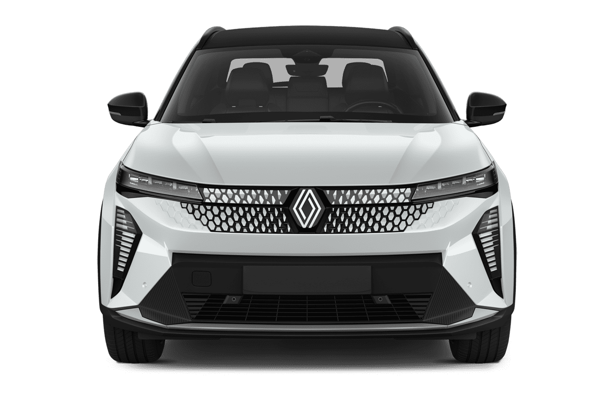 Frontansicht eines Renault Scenic E-Tech , freigestellt