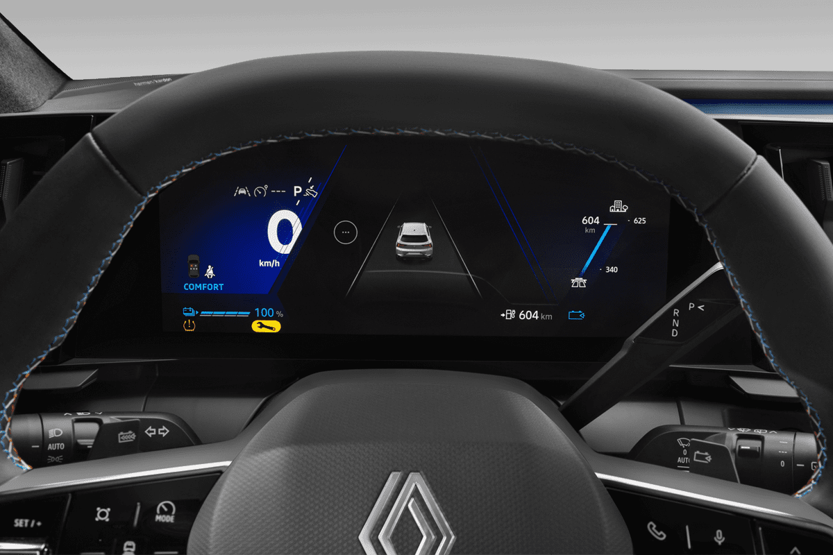 Kombiinstrument eines Renault Scenic E-Tech 