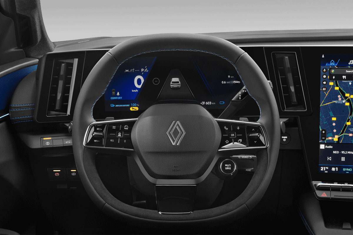 Lenkrad eines Renault Scenic E-Tech 