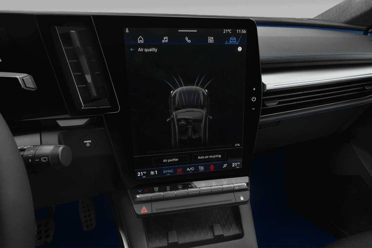 Klimasteuerung eines Renault Scenic E-Tech 