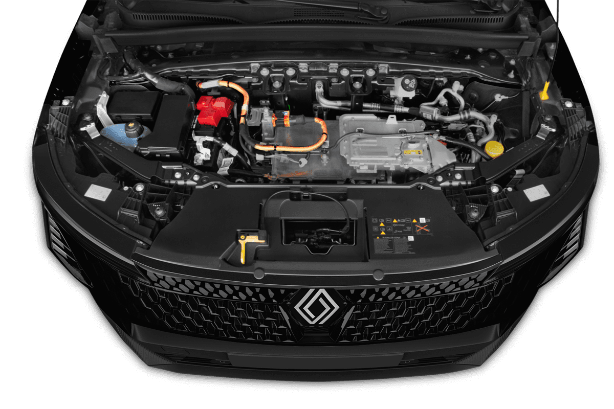 Motorraum eines Renault Scenic E-Tech 