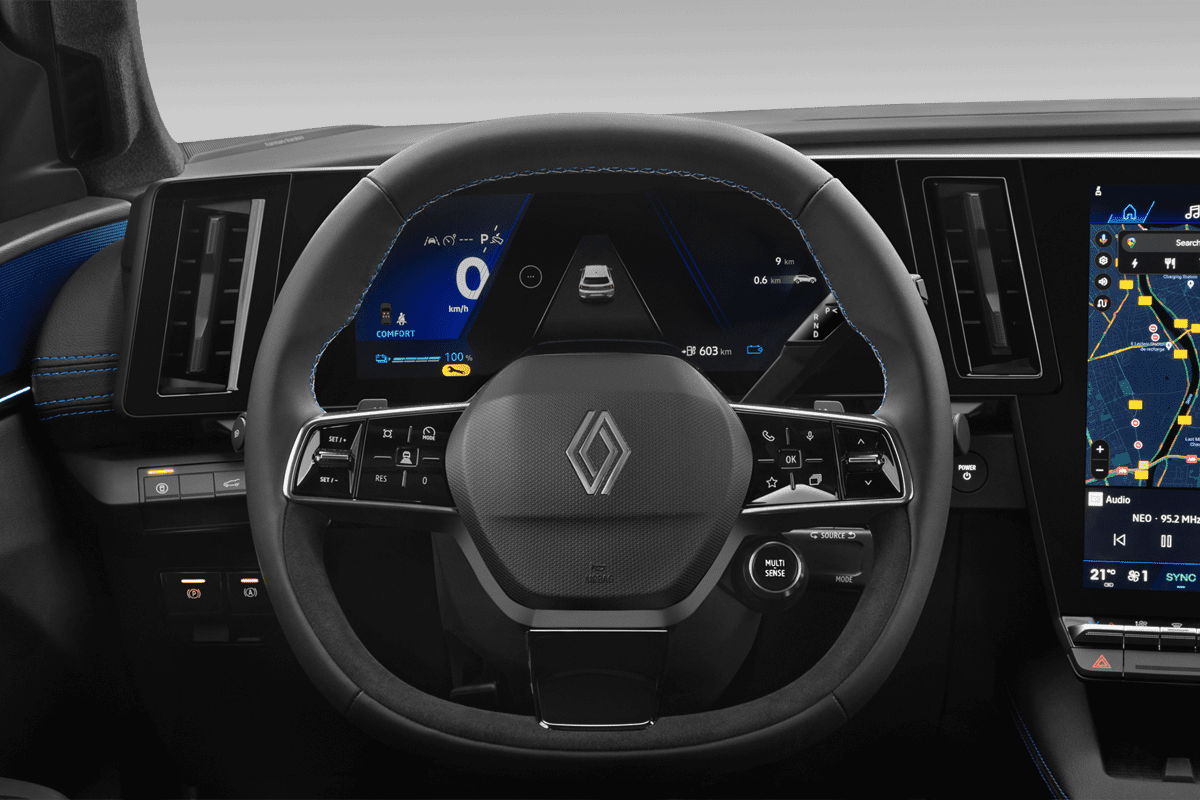 Lenkrad eines Renault Scenic E-Tech 