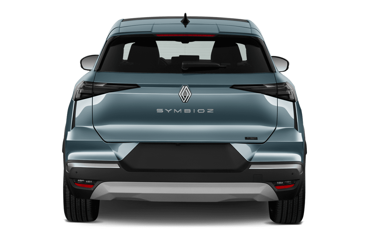 Heckansicht eines Renault Symbioz Hybrid 