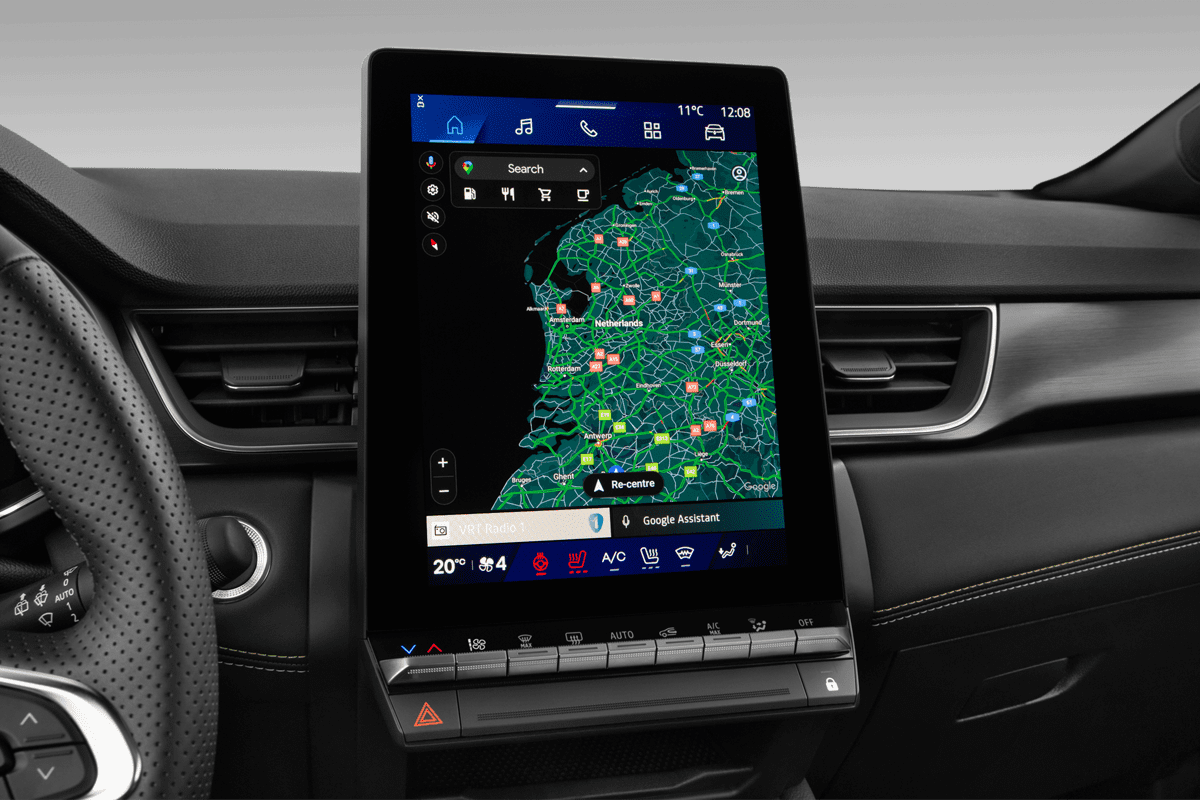 Klimasteuerung eines Renault Symbioz Hybrid 