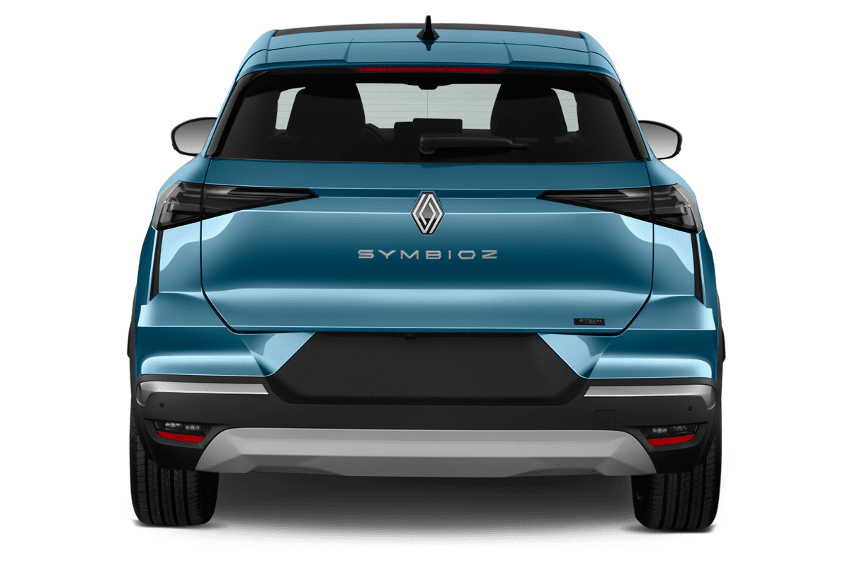 Heckansicht eines Renault Symbioz Hybrid 