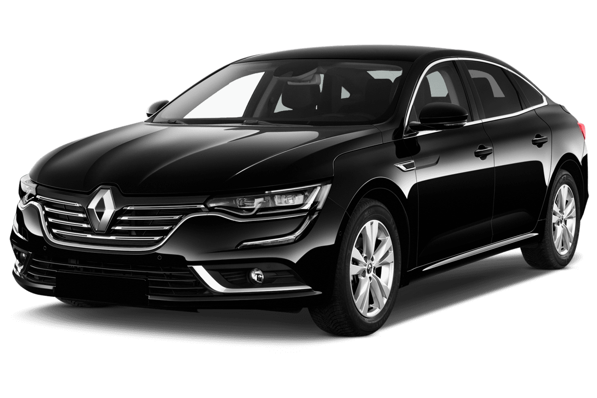 Schräge Frontansicht eines Renault Talisman, freigestellt