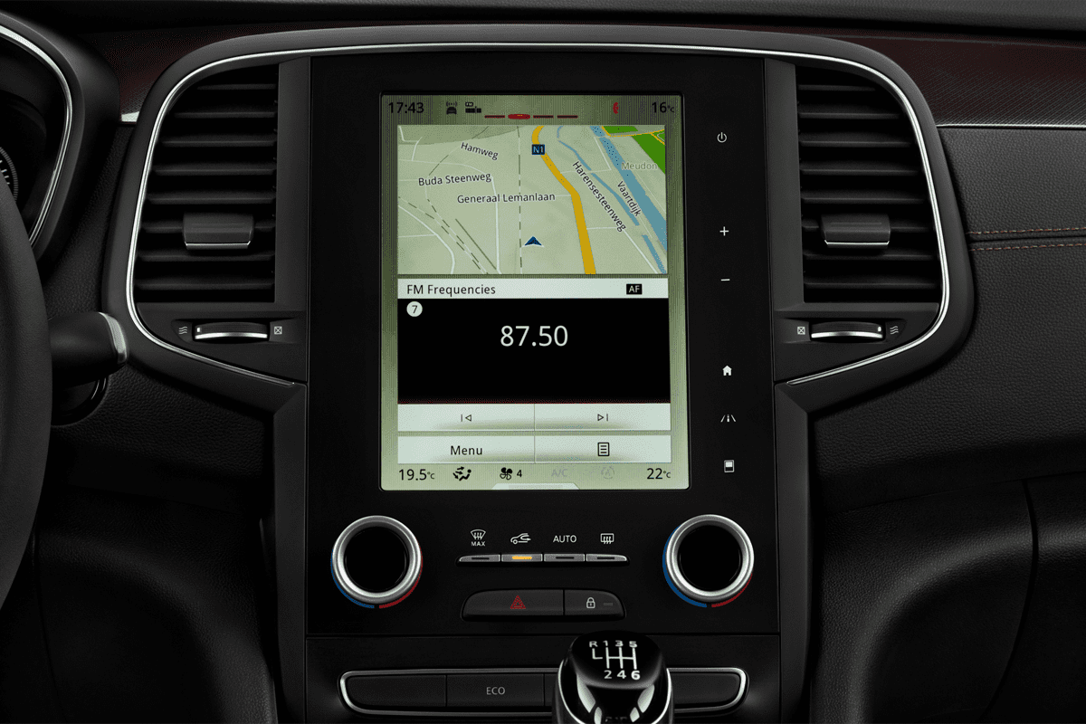 Mittelkonsole eines Renault Talisman