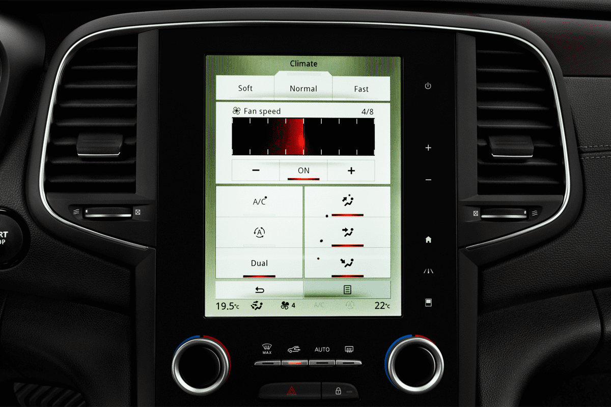 Klimasteuerung eines Renault Talisman