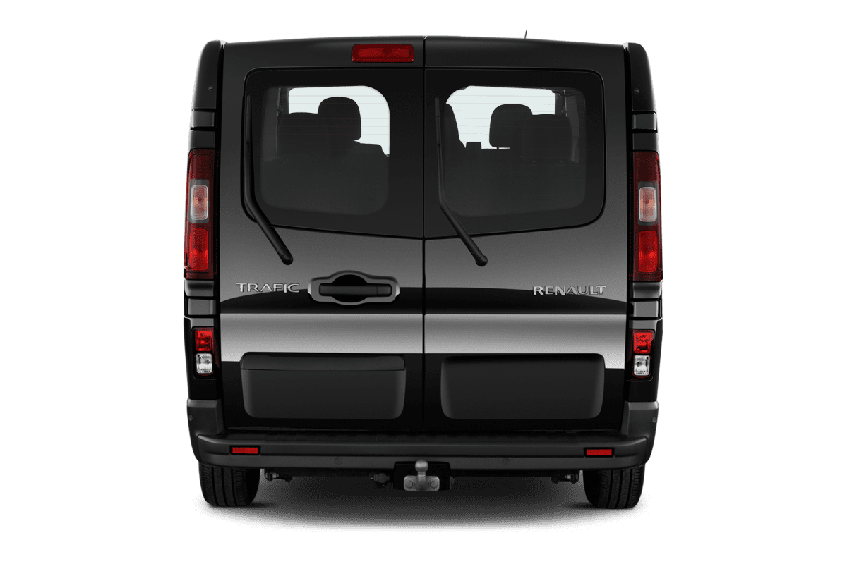 Heckansicht eines Renault Trafic Kombi