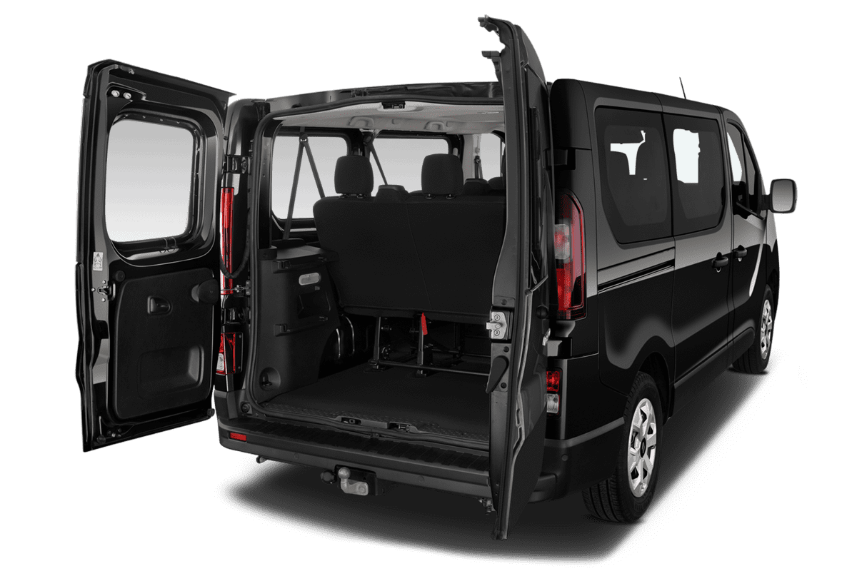 Kofferraum eines Renault Trafic Kombi