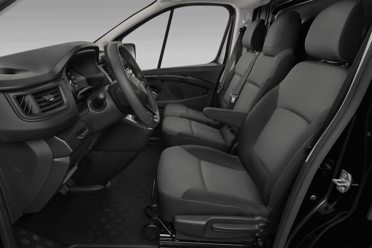 Vordersitze eines Renault Trafic Normal Kastenwagen 