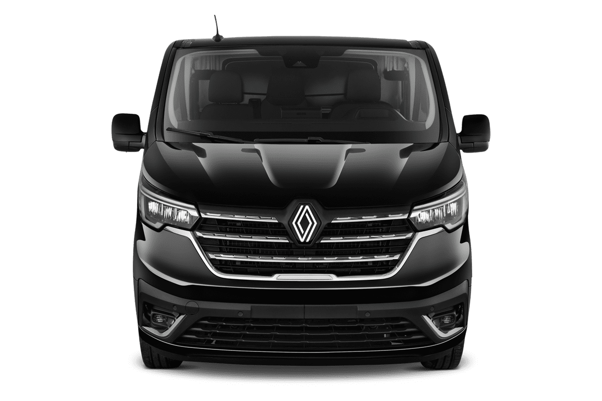 Frontansicht eines Renault Trafic Normal Kastenwagen , freigestellt