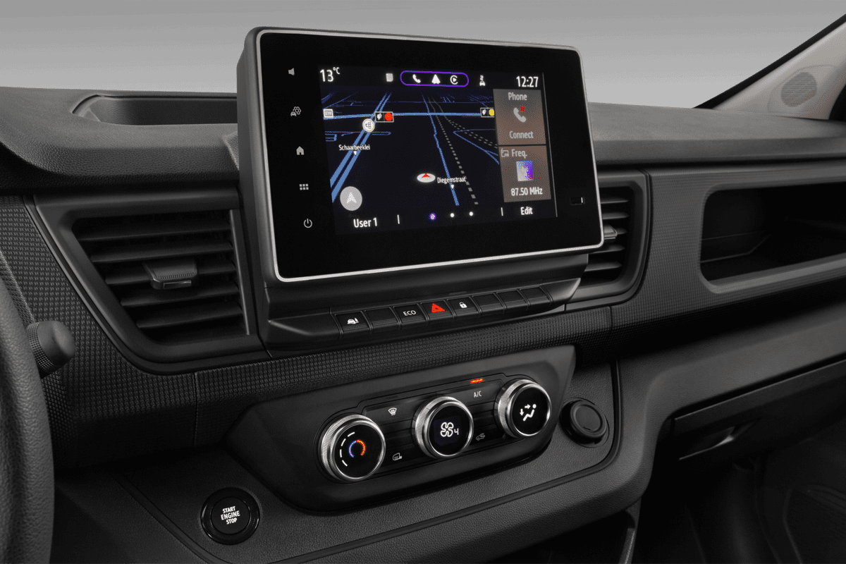 Mittelkonsole eines Renault Trafic Normal Kastenwagen 