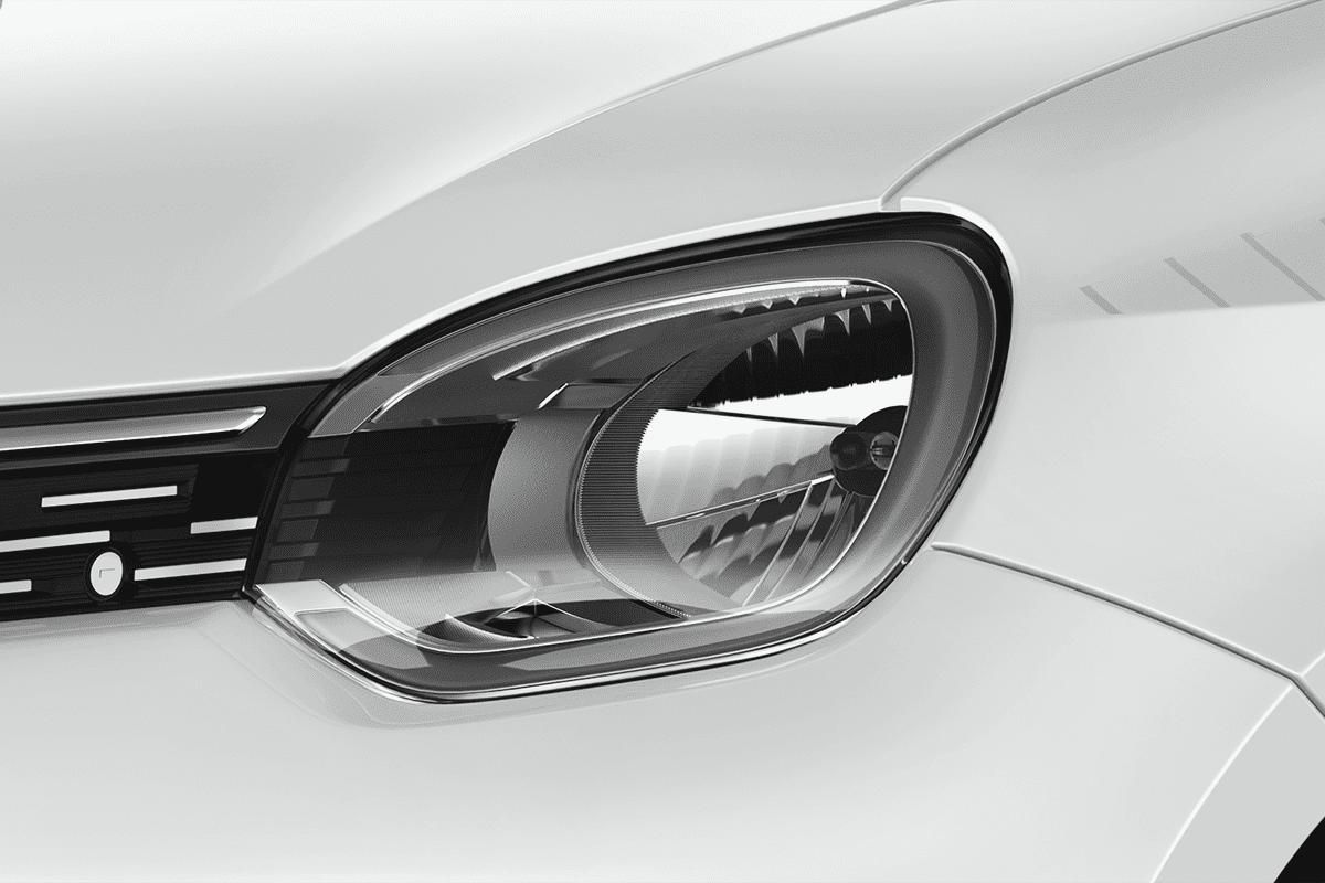 Frontscheinwerfer eines Renault Twingo