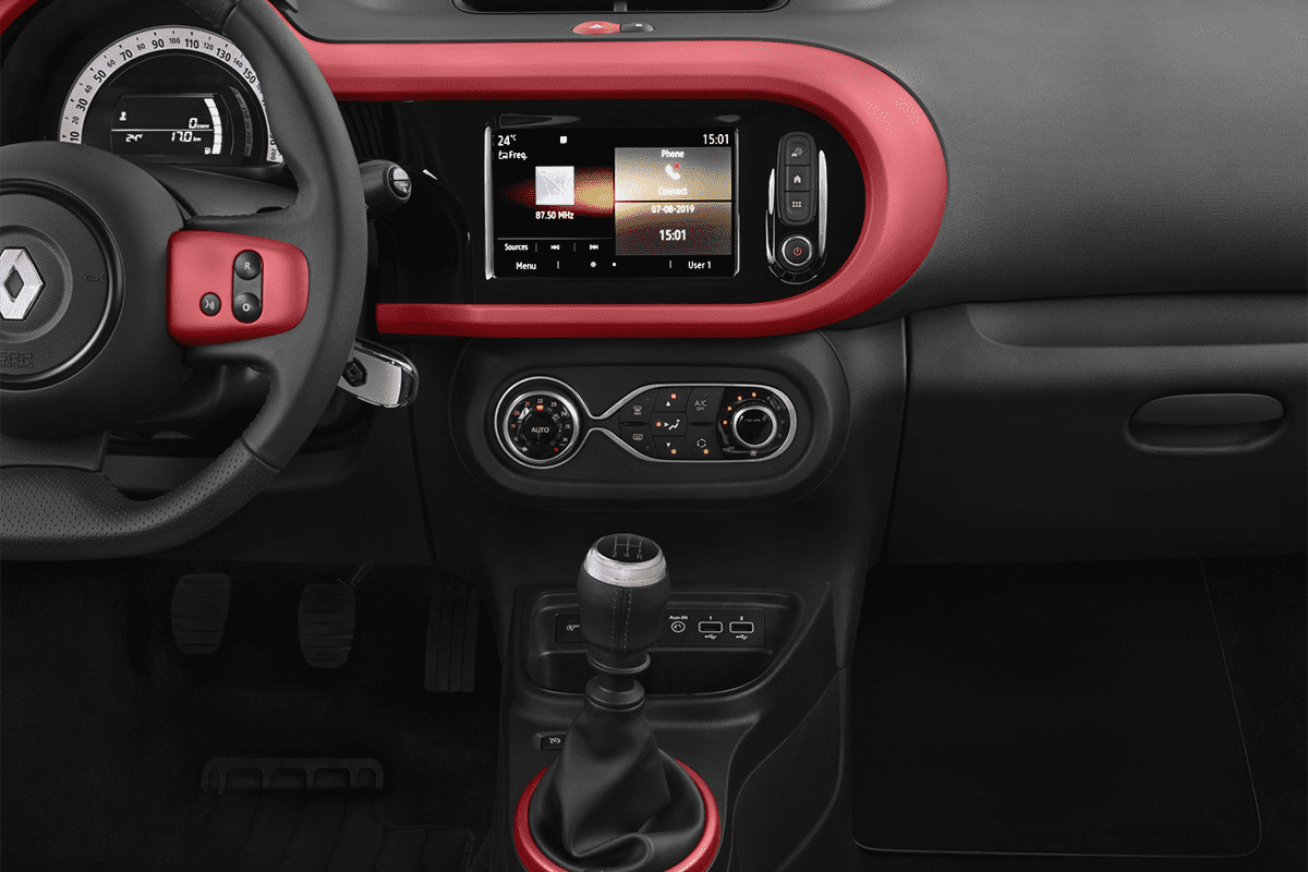 Mittelkonsole eines Renault Twingo