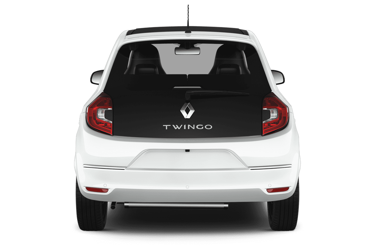 Heckansicht eines Renault Twingo