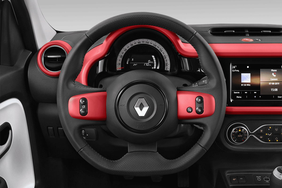 Lenkrad eines Renault Twingo