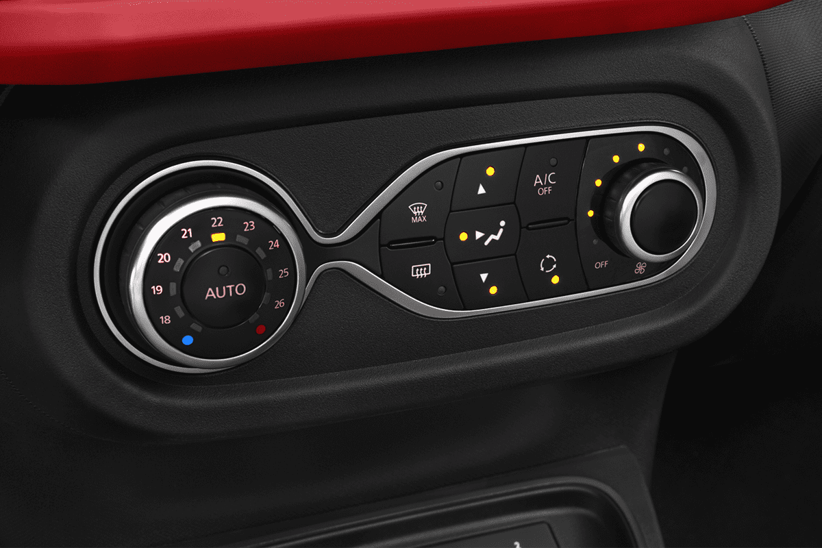 Klimasteuerung eines Renault Twingo