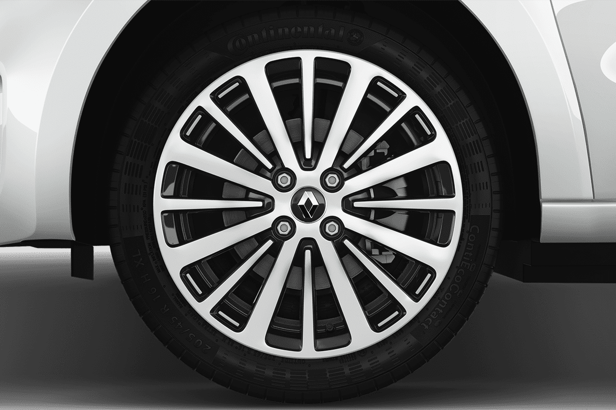 Radkappe oder Felge eines Renault Twingo