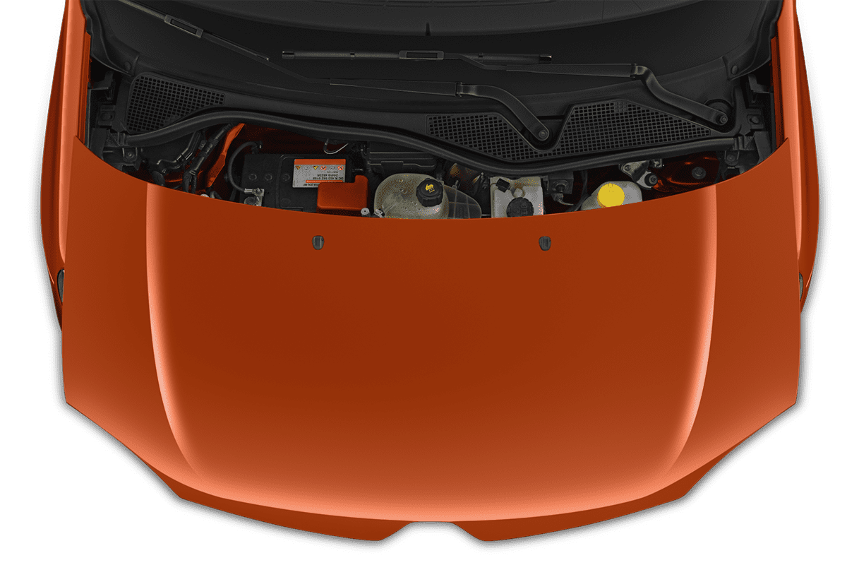 Motorraum eines Renault Twingo E-Tech