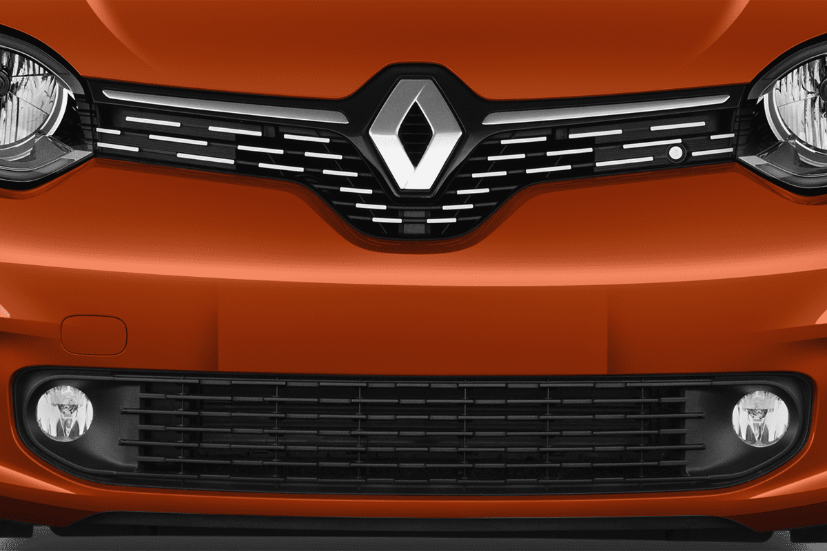 Kühlergrill eines Renault Twingo E-Tech