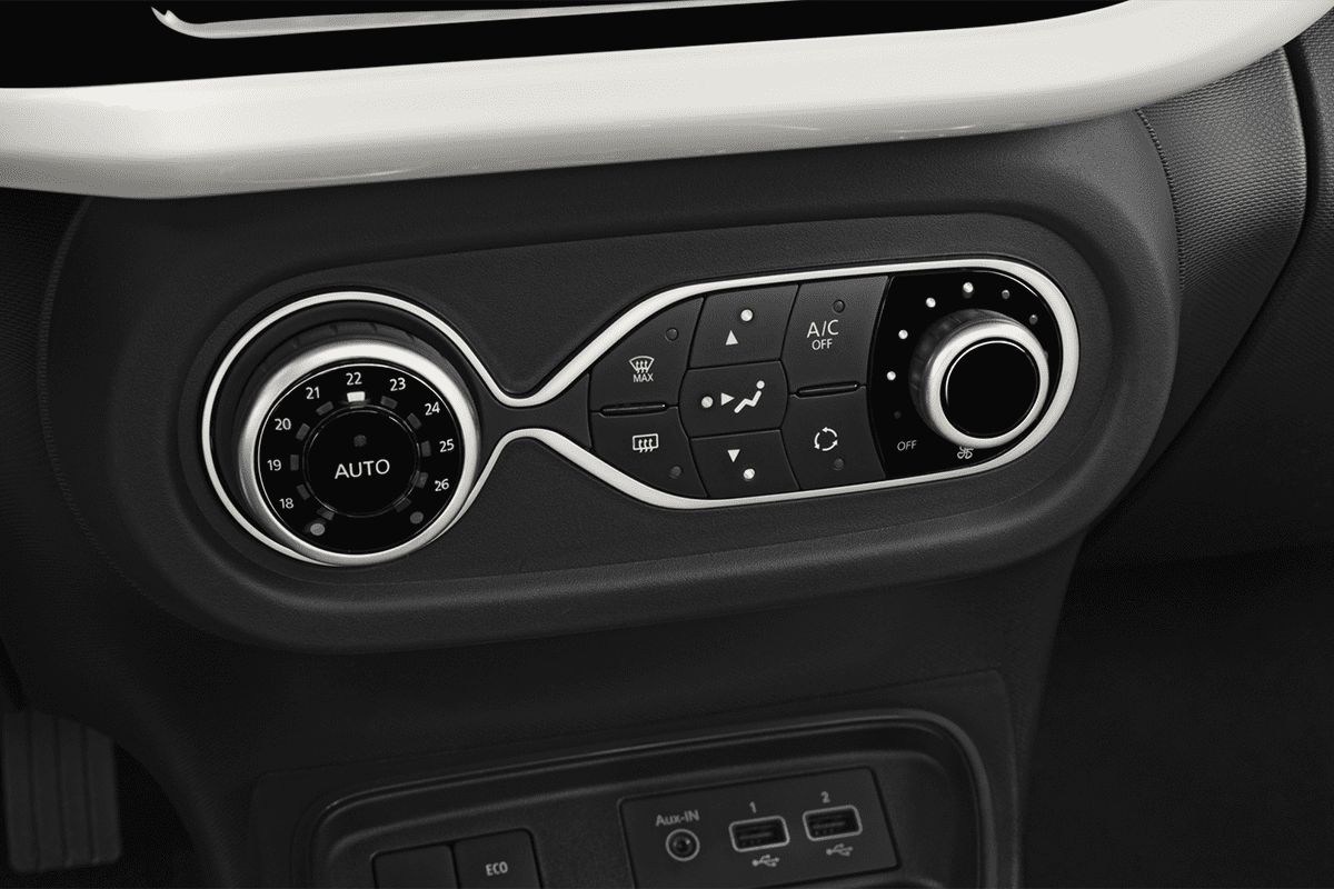 Klimasteuerung eines Renault Twingo E-Tech