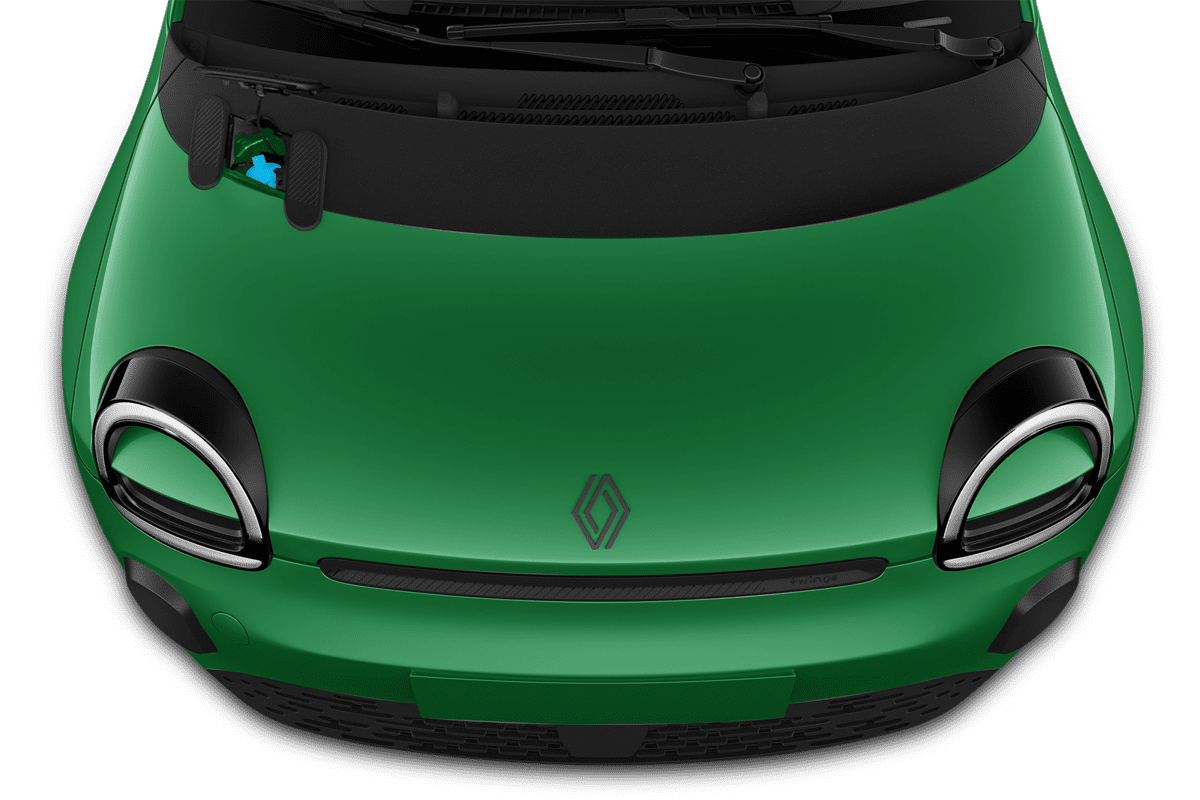 Motorraum eines Renault Twingo E-Tech (KI-generiert)