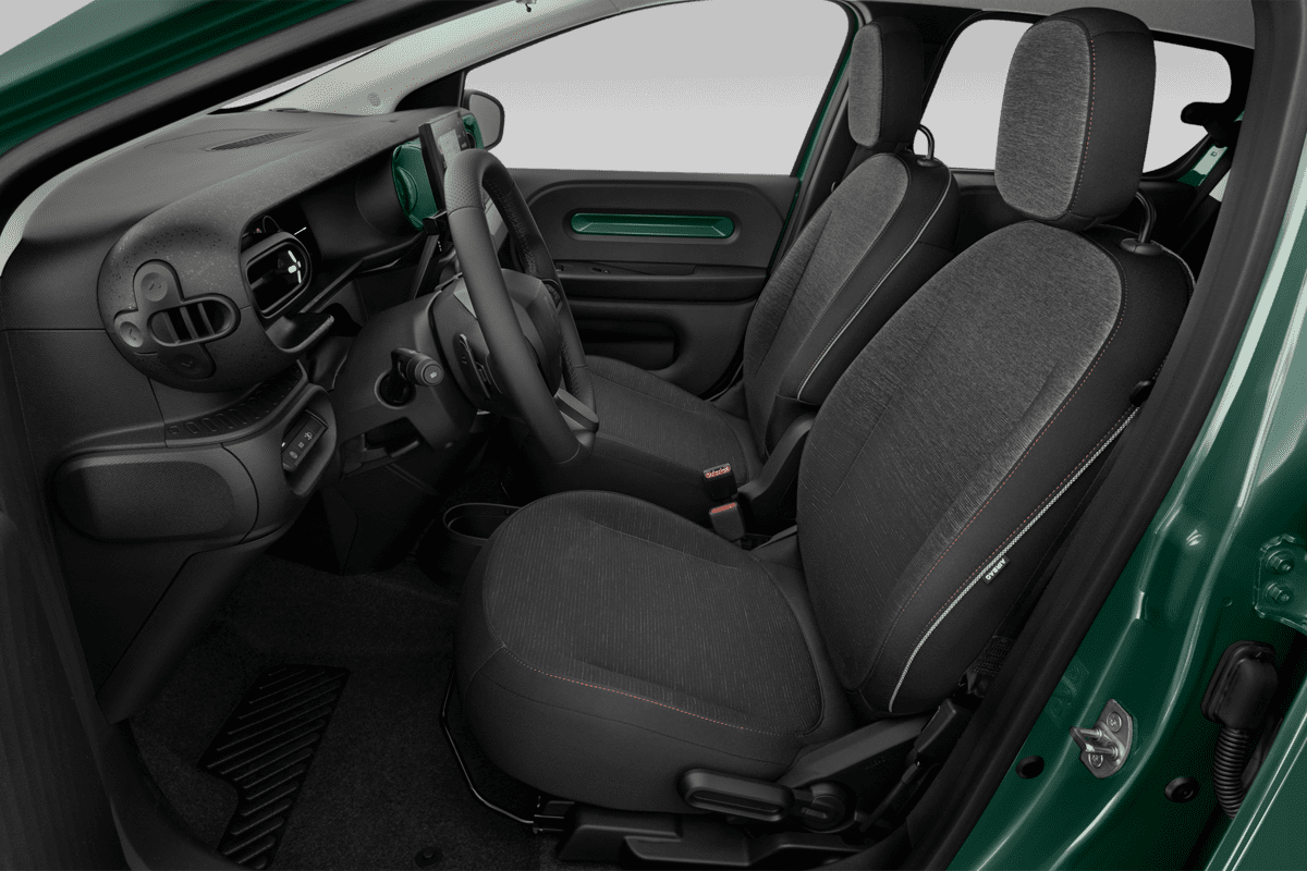 Vordersitze eines Renault Twingo E-Tech (KI-generiert)