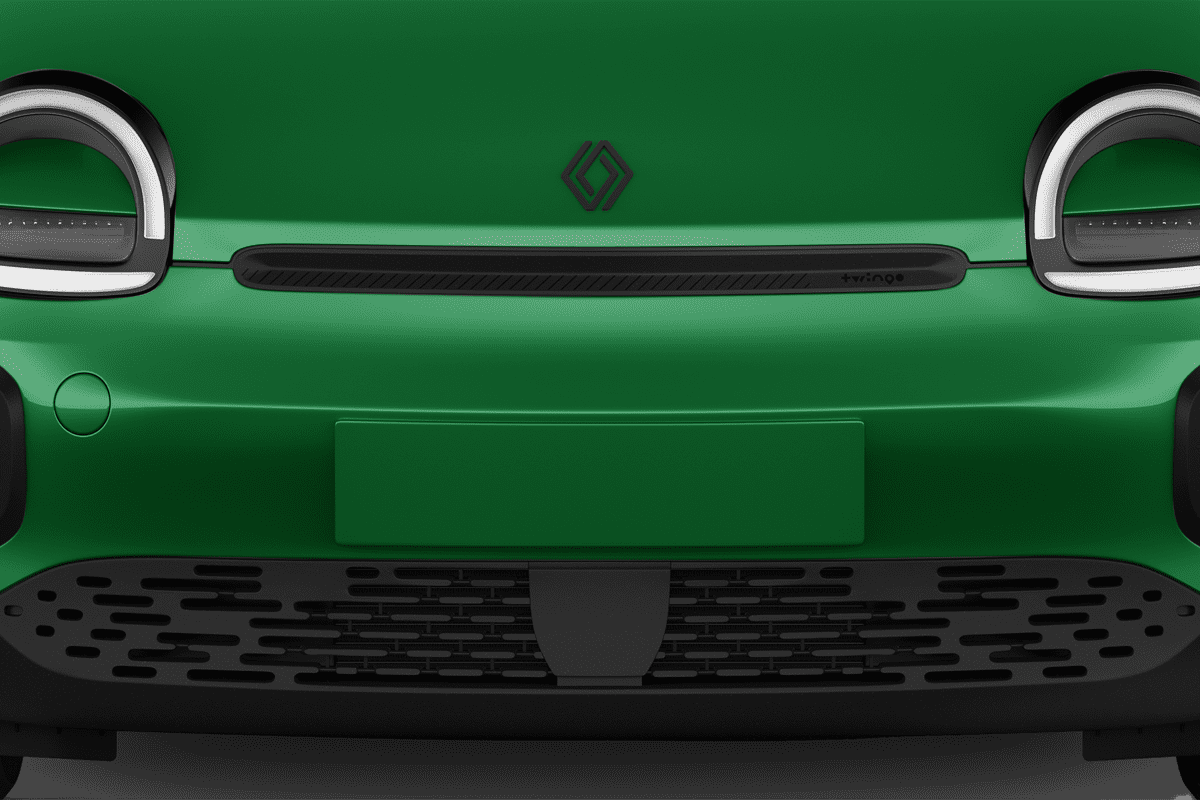 Kühlergrill eines Renault Twingo E-Tech (KI-generiert)
