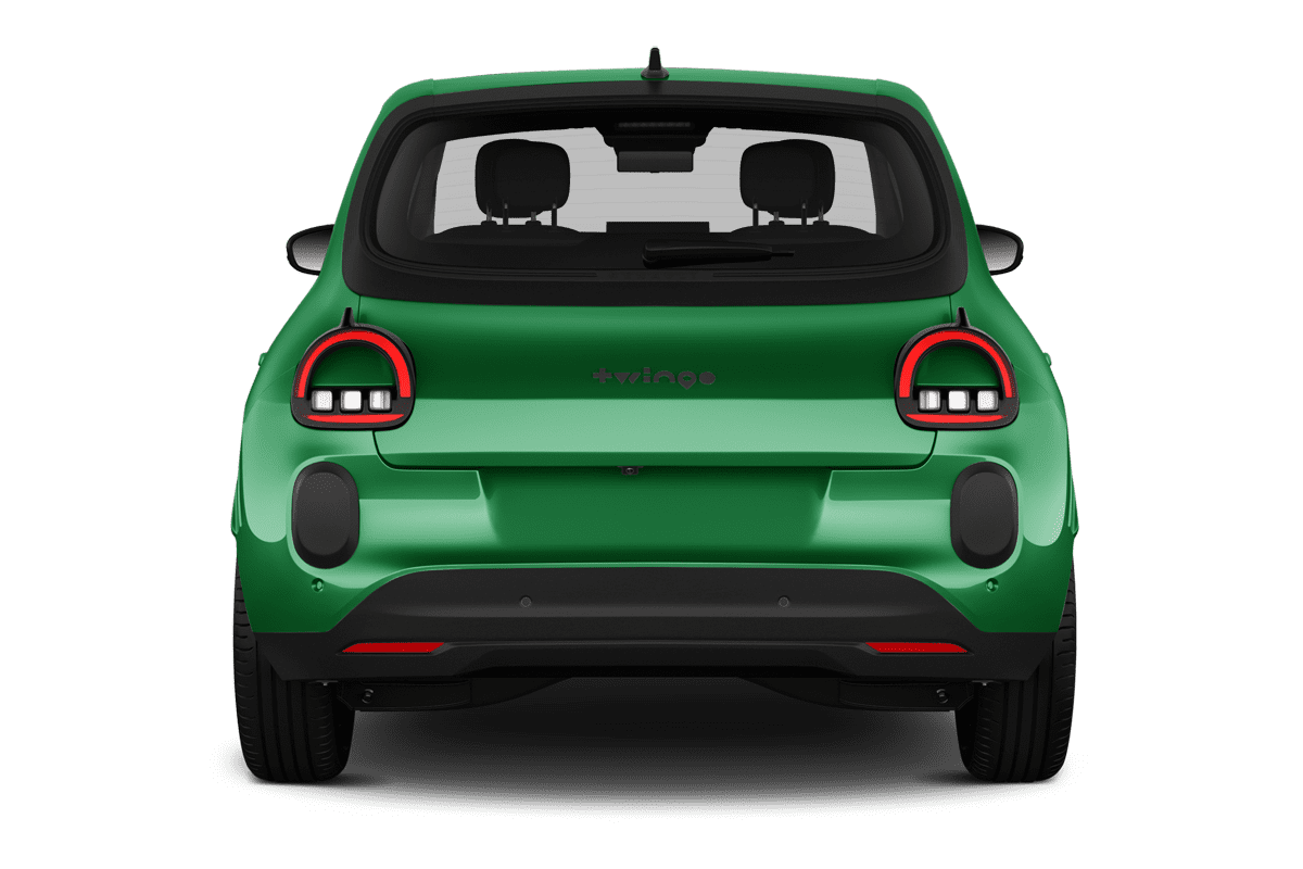 Heckansicht eines Renault Twingo E-Tech (KI-generiert)