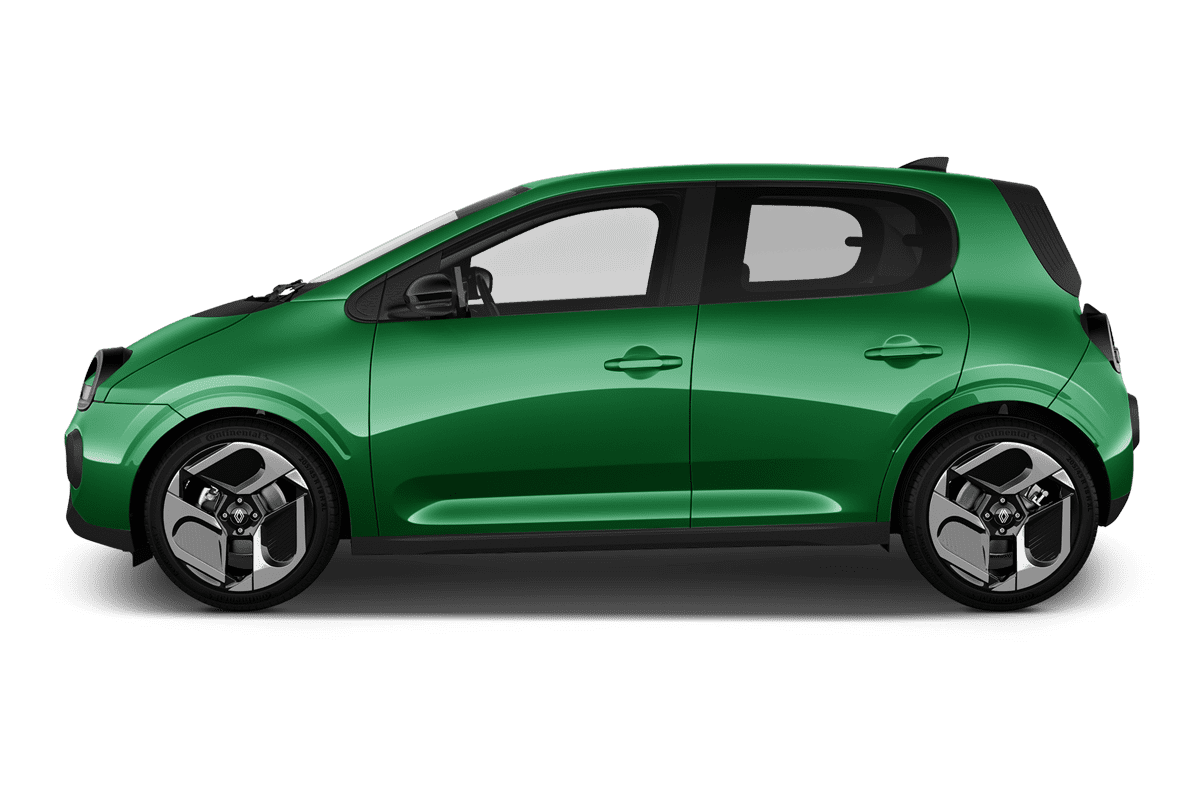 Seitenansicht eines Renault Twingo E-Tech