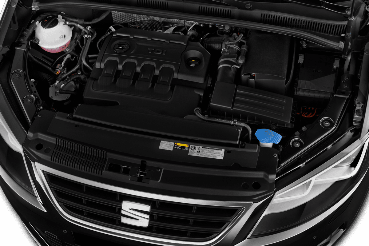Motorraum eines Seat Alhambra