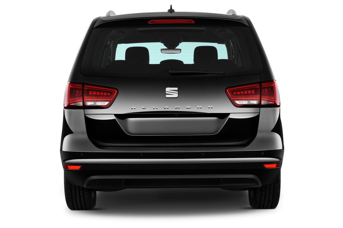 Heckansicht eines Seat Alhambra
