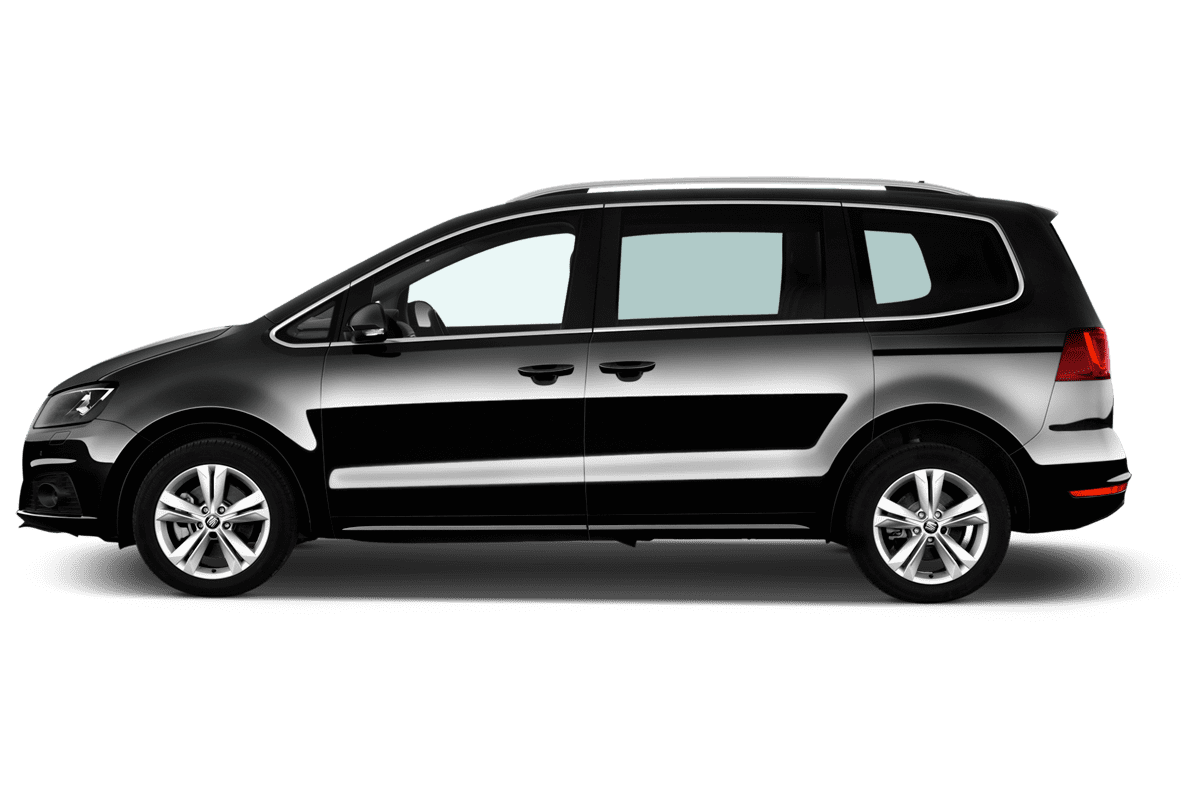 Seitenansicht eines Seat Alhambra