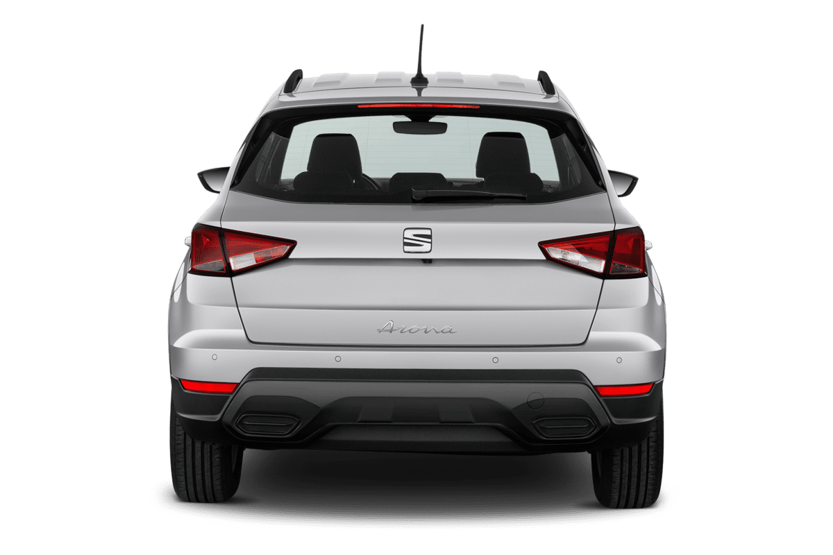 Heckansicht eines Seat Arona Road Edition