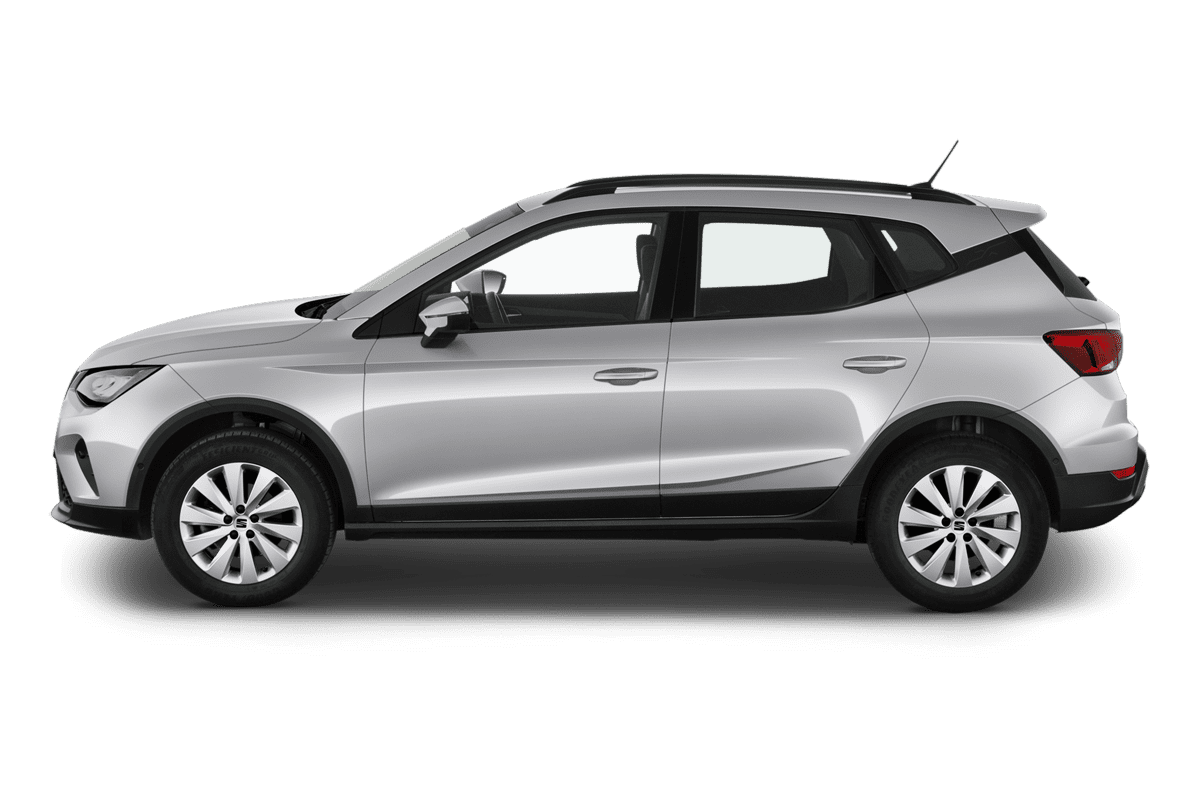 Seitenansicht eines Seat Arona Road Edition