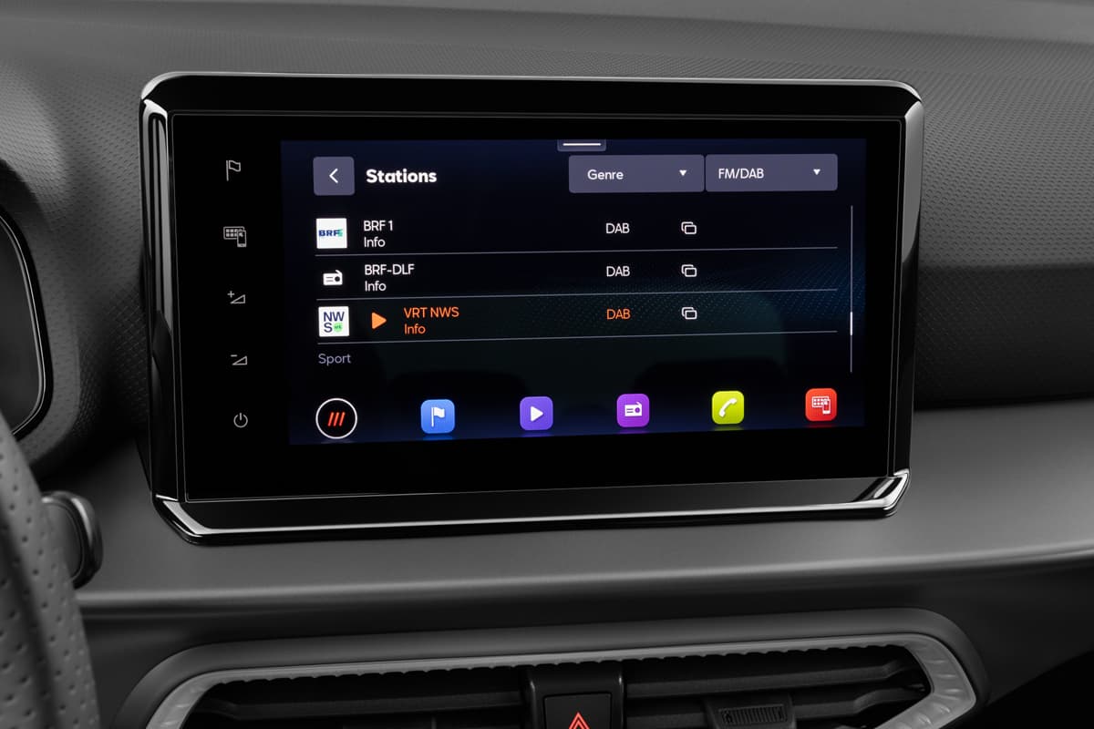 Audiosystem eines Seat Ibiza