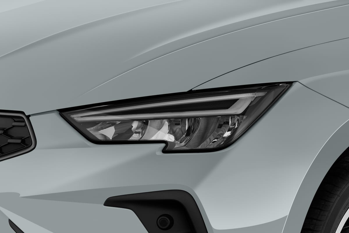 Frontscheinwerfer eines Seat Ibiza