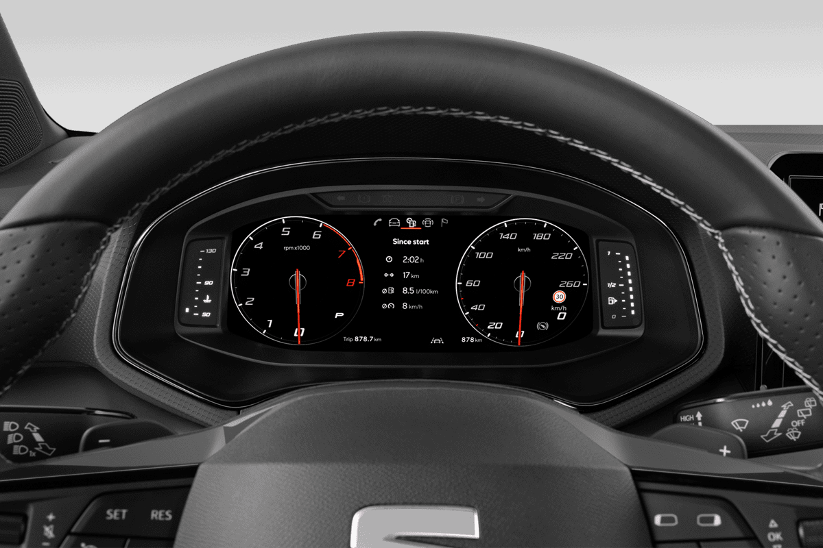 Kombiinstrument eines Seat Ibiza