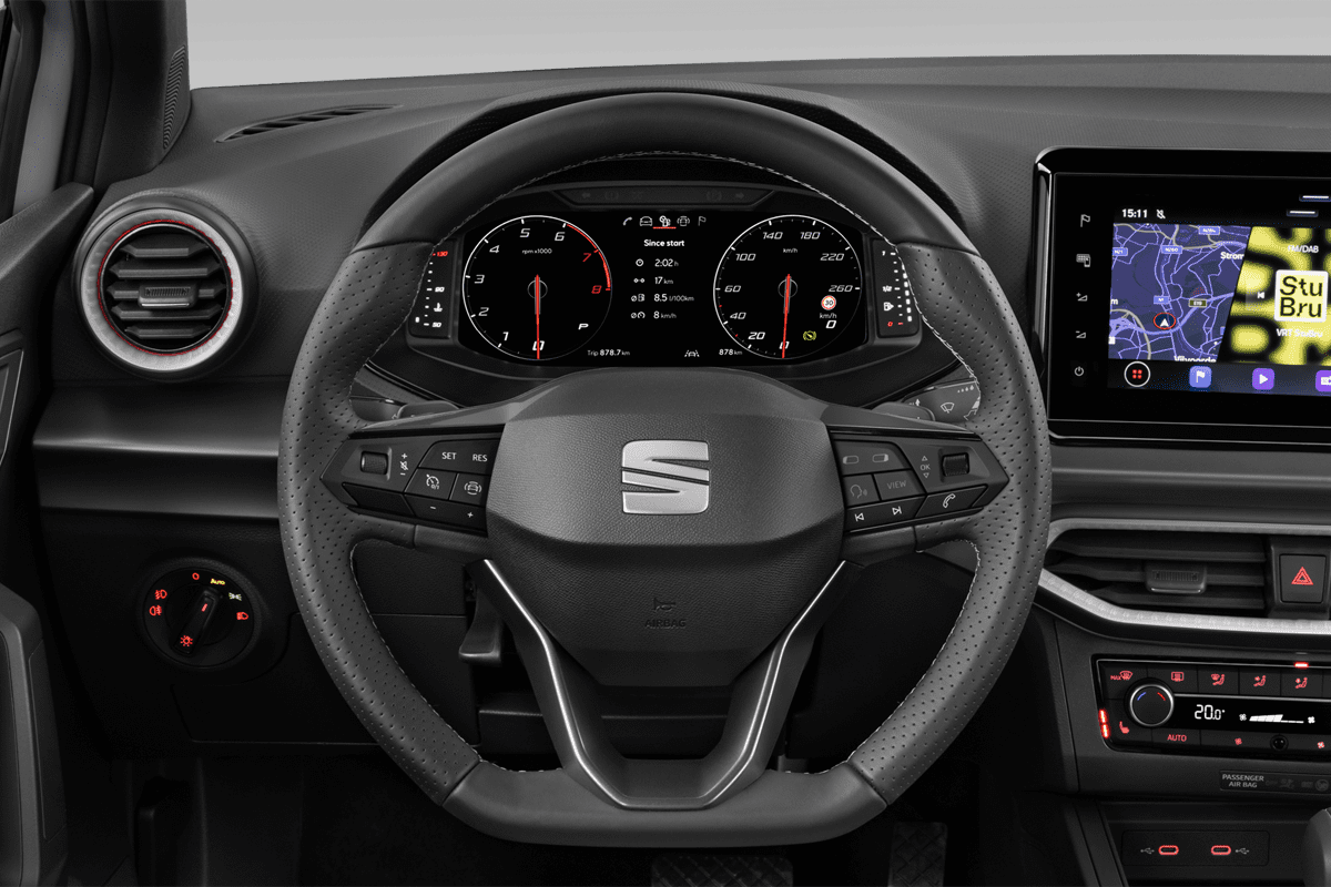 Lenkrad eines Seat Ibiza