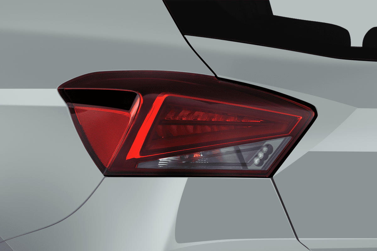 Heckleuchten eines Seat Ibiza
