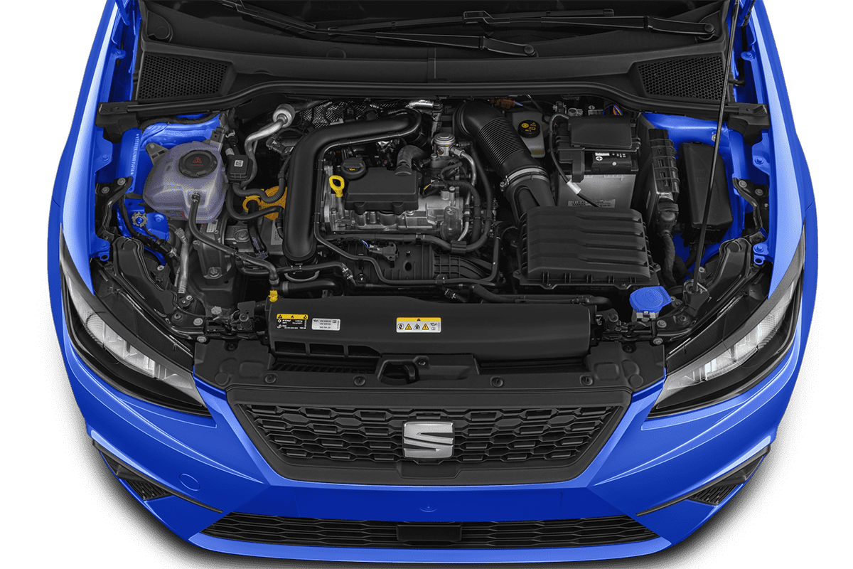 Motorraum eines Seat Ibiza