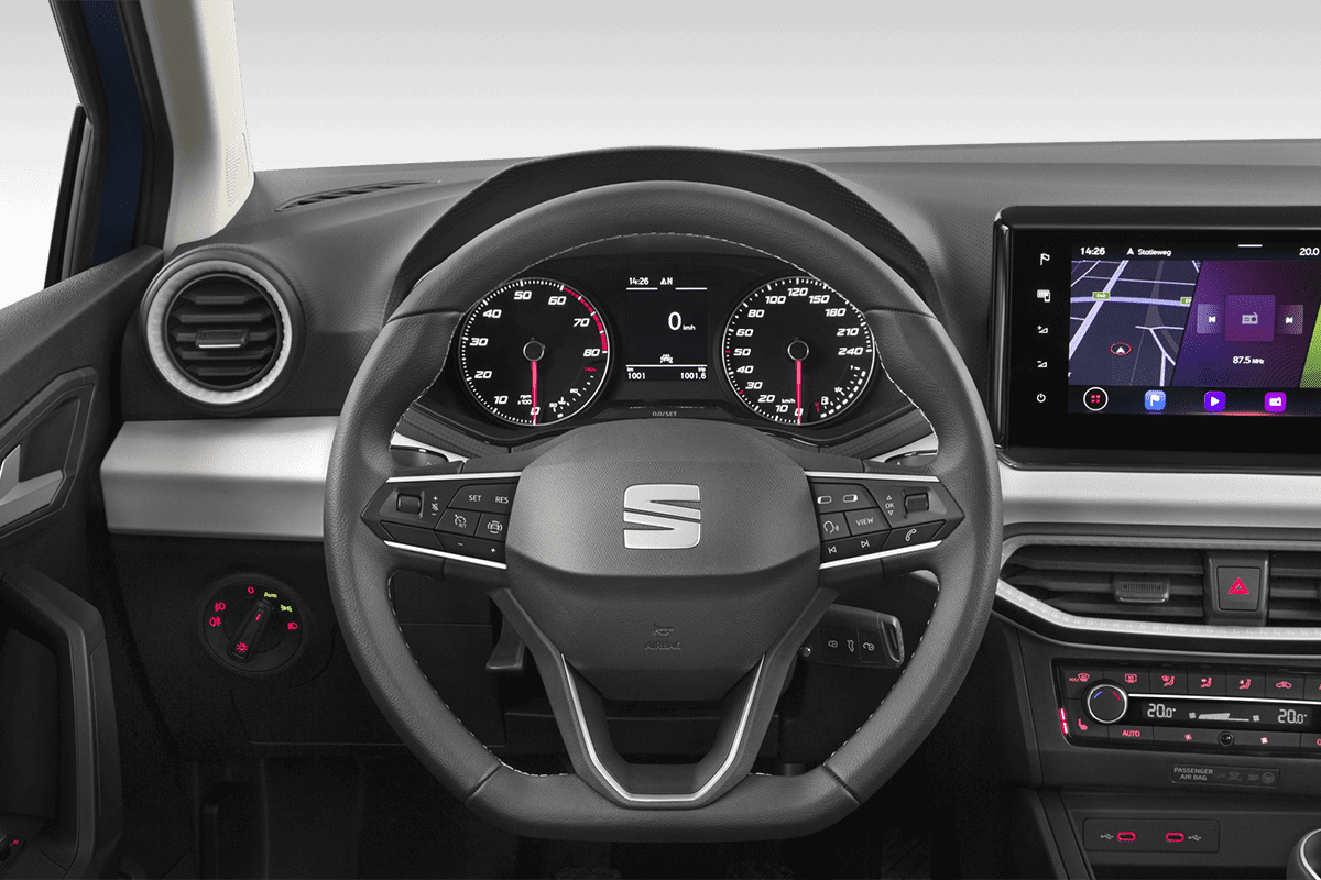 Lenkrad eines Seat Ibiza